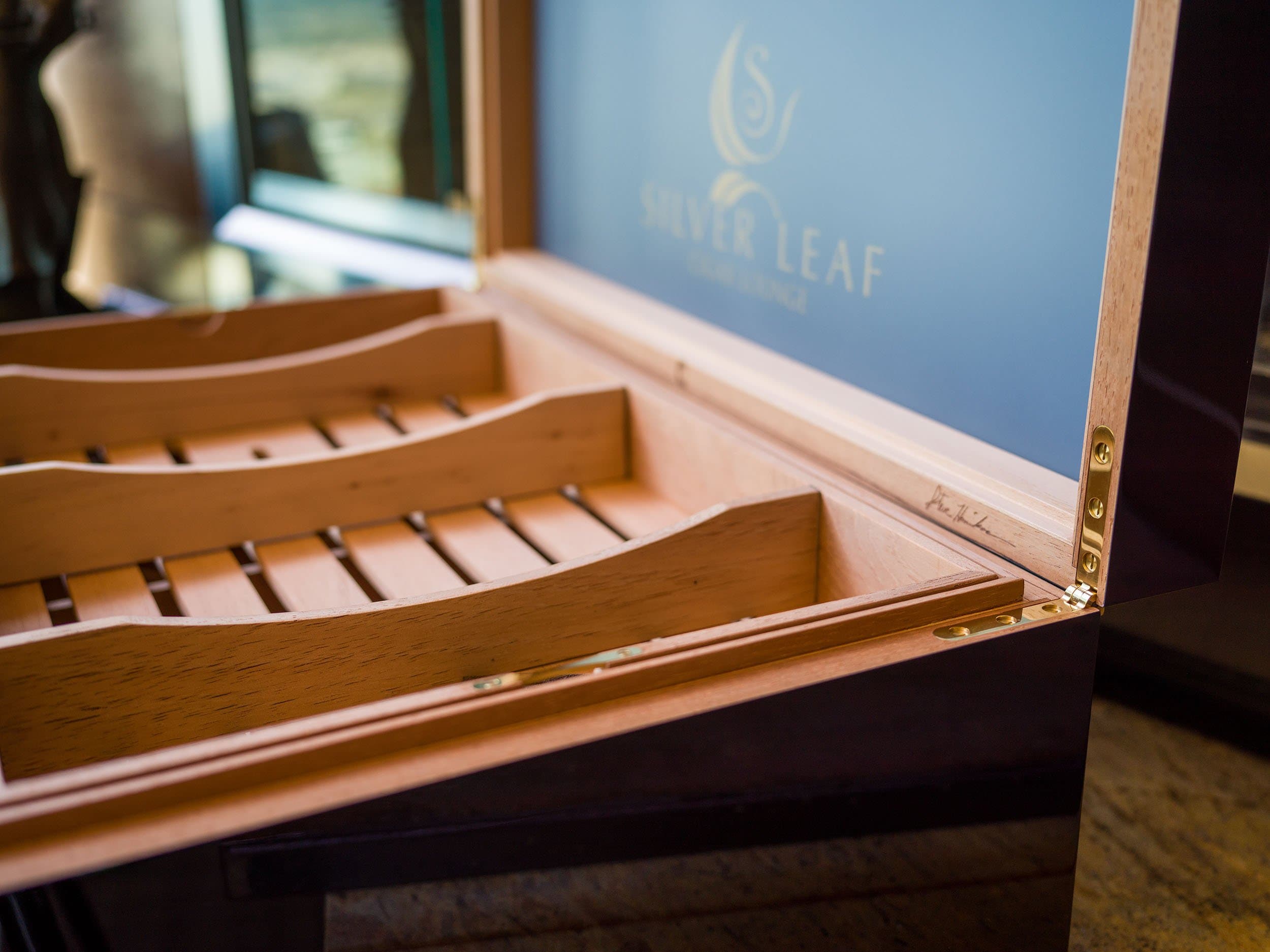 The Umbra: texas made black luxury humidor