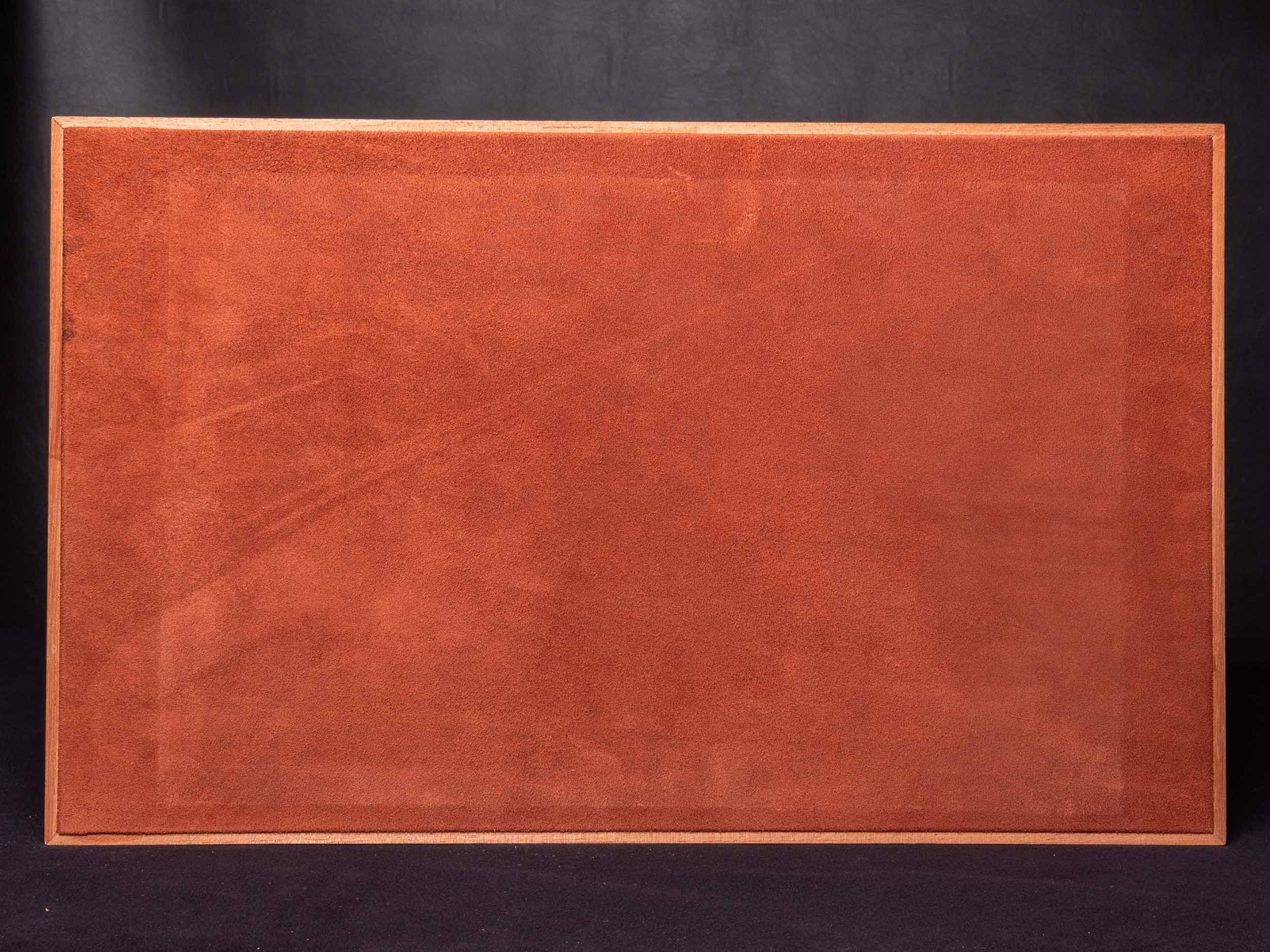 The Opaline: luxury sheathing suede base humidor