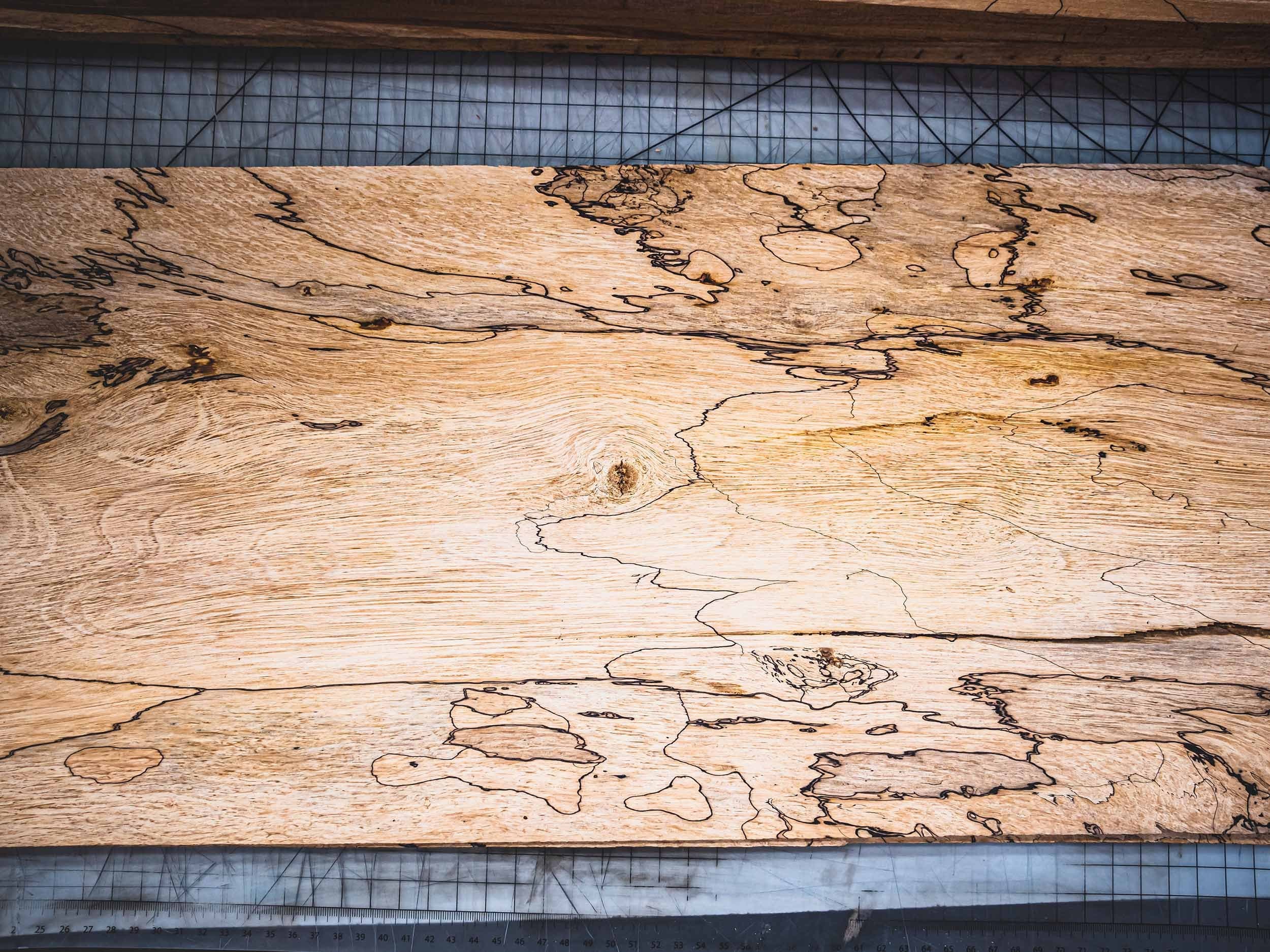 Domestic spalted maple